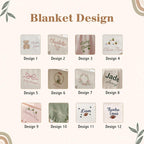 Custom Goose Baby Blanket, Personalized Embroidered Baby Name Blanket, Cotton Ruffle Baby Goose Blanket,Baby Shower Gift,First Birthday Gift image 6