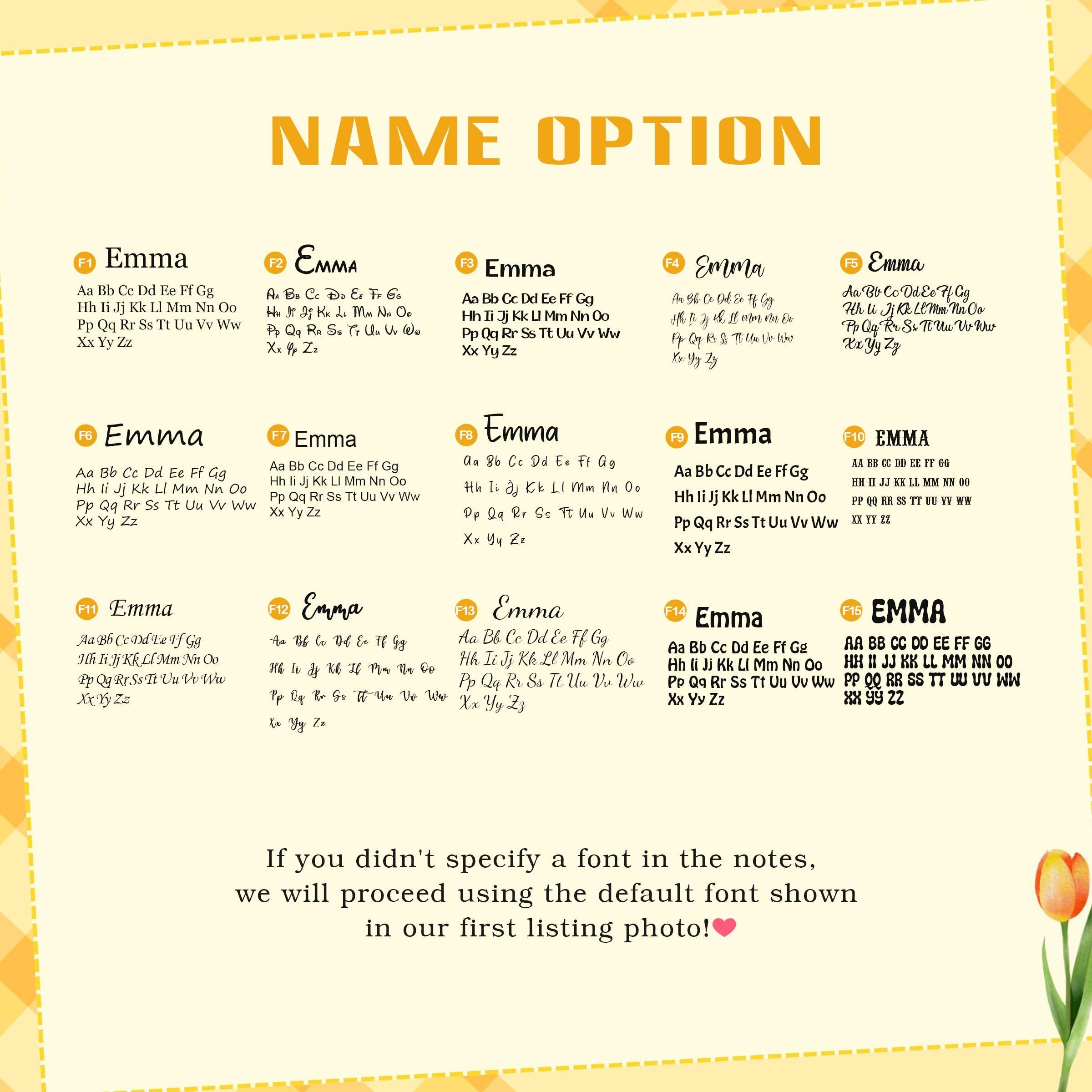Font options